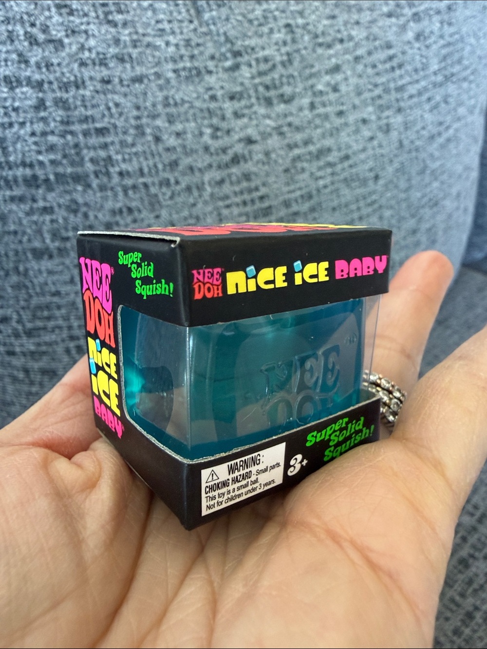 BNIB NeeDoh Nice Ice Baby, Blue
